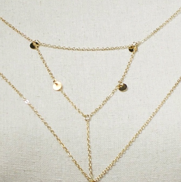 Gold Tone Body Chain - Picture 3 of 5